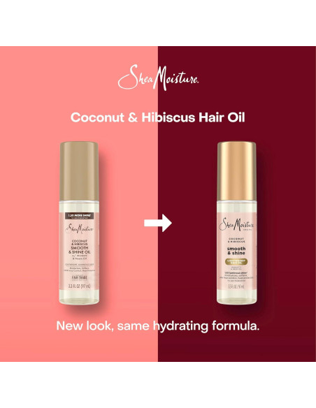 SheaMoisture Aceite Suave y Brillante Coco y Hibisco 98 ml