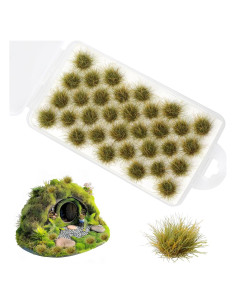 32 Piezas de Hierba Estática Loghohu para Diorama 10x13 cm