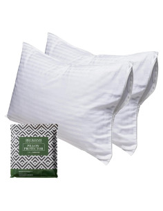 Protector de Almohada Queen Beckham Hotel Collection - Juego de 2