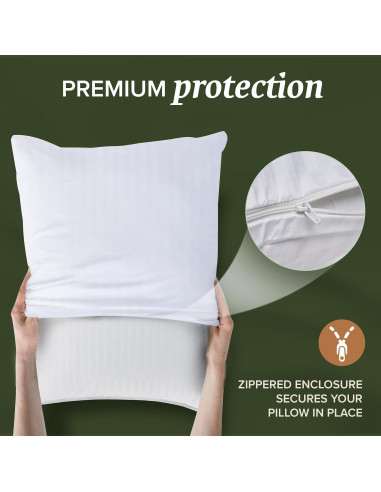 Protector de Almohada Queen Beckham Hotel Collection - Juego de 2