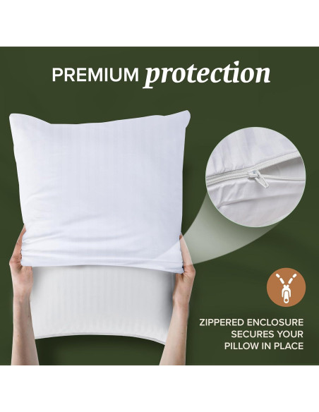 Protector de Almohada Queen Beckham Hotel Collection - Juego de 2