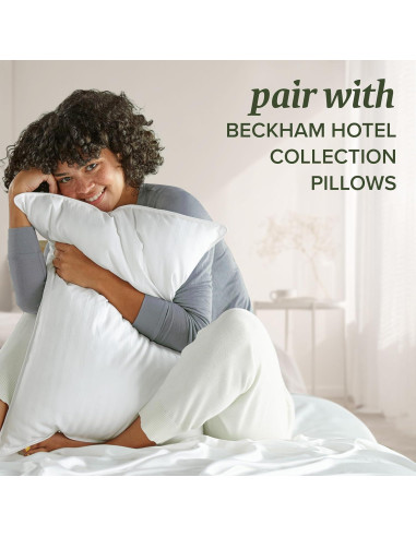 Protector de Almohada Queen Beckham Hotel Collection - Juego de 2