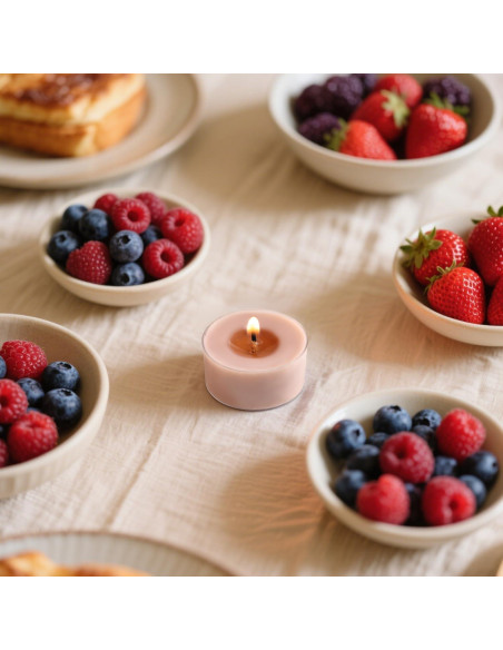 Velas de Té Aromáticas Bayberry Crush - 16 Unidades 100% Cera de Palma Velas de Té Aromáticas Bayberry Crush - 16 Unidades 100% Cera de Palma