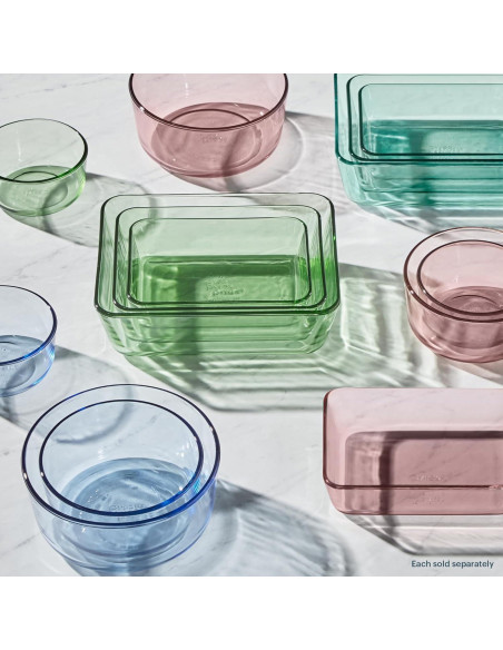 Contenedores de Almacenamiento de Vidrio Pyrex - Paquete de 3