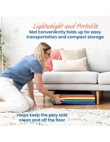 Alfombra de Actividad Plegable ECR4Kids 121.92x121.92 cm Variado