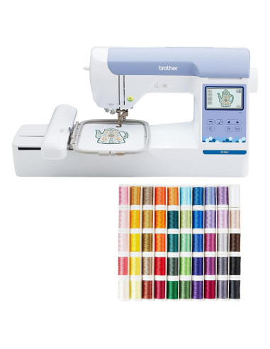 Máquina de Bordar Brother PE900 con WLAN y Hilo 50 Colores