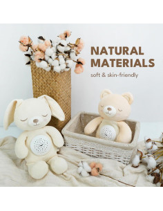 Animal de Peluche Musical Cottonbebe Oso con Luz Nocturna 2