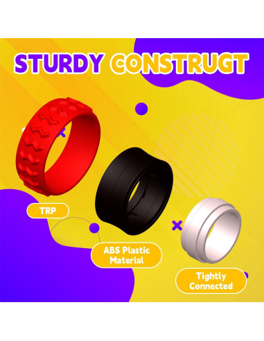 Anillos Sensoriales Antiestrés RBQXNW 12 Piezas para Niños