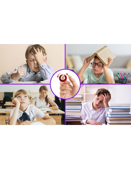 Anillos Sensoriales Antiestrés RBQXNW 12 Piezas para Niños