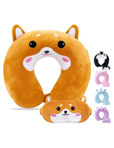 Almohada de Viaje Cirorld para Niños 3-8 Años Espuma Memoria