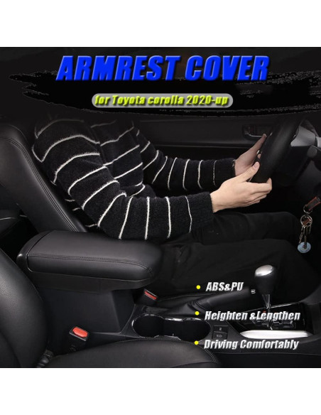 Cubierta de Consola Central BOYUER para Toyota Corolla 2020-2025