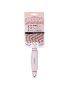 Cepillo de Pelo Ventilado Swissco con Gel Grip Rosa Ballet