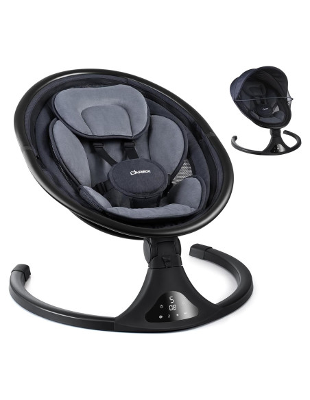 Columpio Eléctrico LAREX para Bebés 0-6 Meses 5 Velocidades