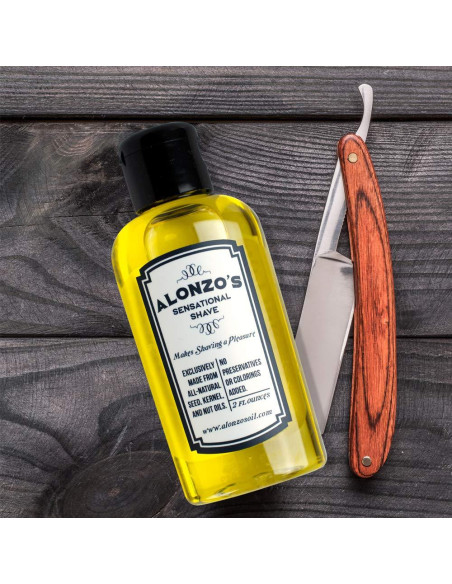 Aceite de Afeitar Natural Alonzo 59.15 ml - Hidrata y Calma