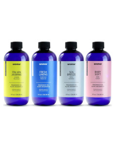 AROMAR Aceite Esencial Premium 4 Pack 240ml Aromaterapia