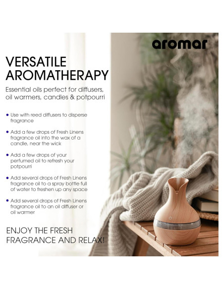 AROMAR Aceite Esencial Premium 4 Pack 240ml Aromaterapia