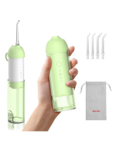 Irrigador Dental Portátil BESTEK BTCB150H Verde IPX7