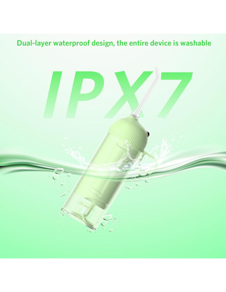 Irrigador Dental Portátil BESTEK BTCB150H Verde IPX7