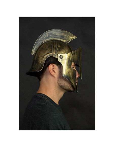 Casco de Gladiador Adulto Nicky Bigs Novelties Dorado