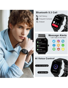 Reloj Inteligente OICIIDO Z172 Pantalla HD 2.01" Negro 2