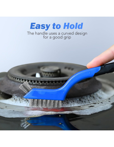 Juego de Cepillos de Alambre TOSEERY 6 Piezas Acero Inoxidable Nylon