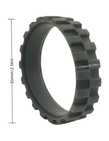 Neumáticos de Reemplazo Antideslizantes para iRobot Roomba - 2 Piezas