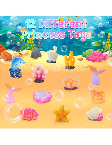 Set de 12 Bombas de Baño con Juguete Sirena - Supergfs