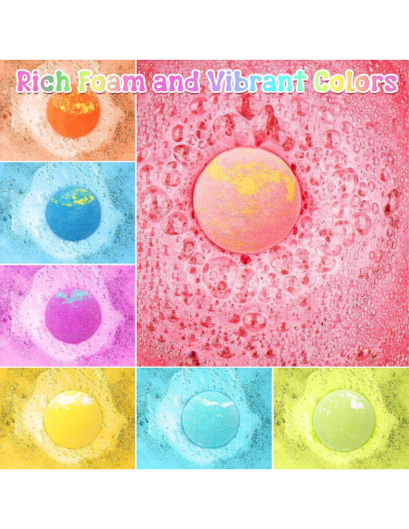 Set de 12 Bombas de Baño con Juguete Sirena - Supergfs