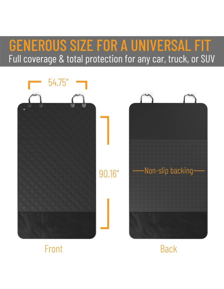 Forro de Carga Active Pets para Perros SUV - Negro, Antideslizante