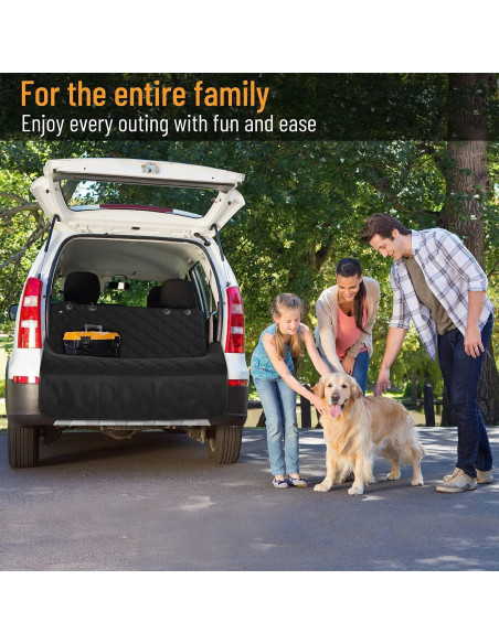 Forro de Carga Active Pets para Perros SUV - Negro, Antideslizante