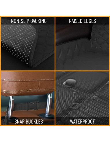 Forro de Carga Active Pets para Perros SUV - Negro, Antideslizante