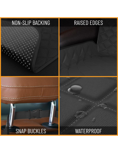 Forro de Carga Active Pets para Perros SUV - Negro, Antideslizante