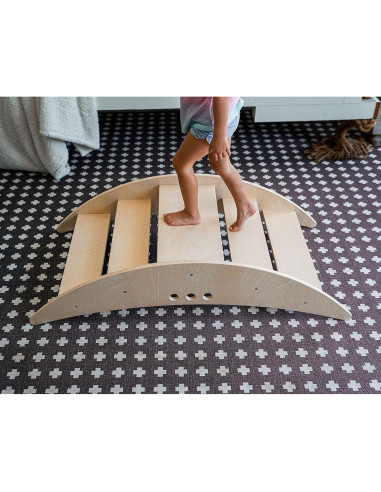 Avenlur Barco Mecedor y Escalador Montessori 2 en 1 120x60cm