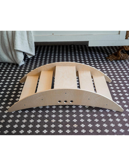 Avenlur Barco Mecedor y Escalador Montessori 2 en 1 120x60cm