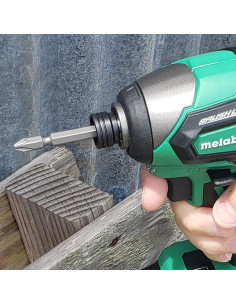 Destornillador de Impacto Inalámbrico Metabo HPT WH18DBFL2T 18V 2