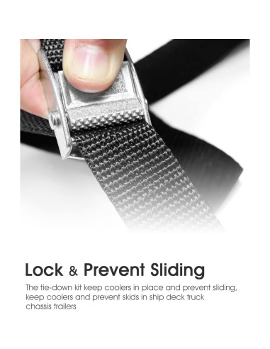 Kit de Sujeción para Enfriadores ALIENSX TD841 - 2 Correas Nylon