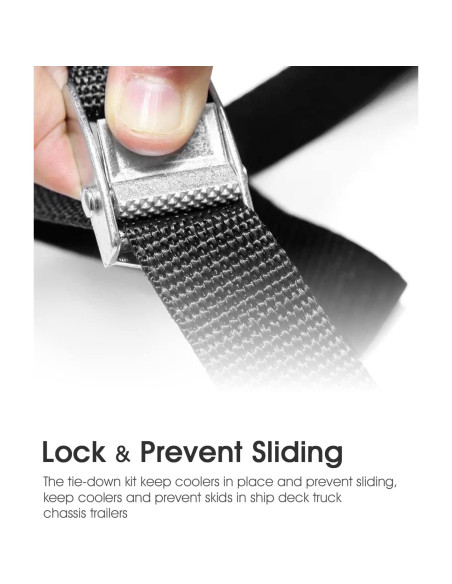 Kit de Sujeción para Enfriadores ALIENSX TD841 - 2 Correas Nylon