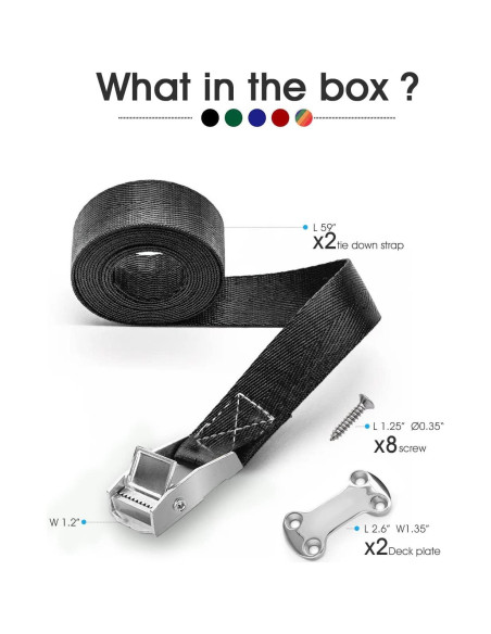 Kit de Sujeción para Enfriadores ALIENSX TD841 - 2 Correas Nylon