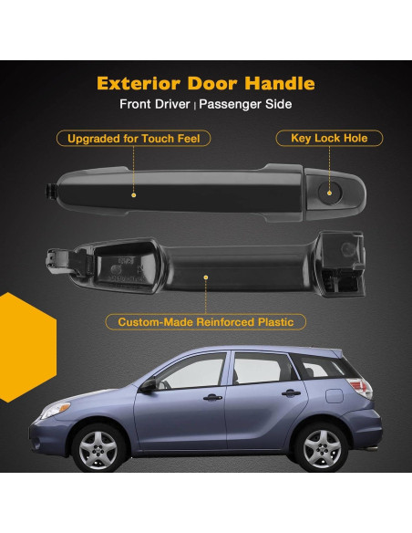 Mango de Puerta Delantero Izquierdo Gledewen para Toyota