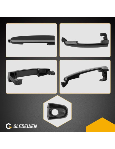 Mango de Puerta Delantero Izquierdo Gledewen para Toyota