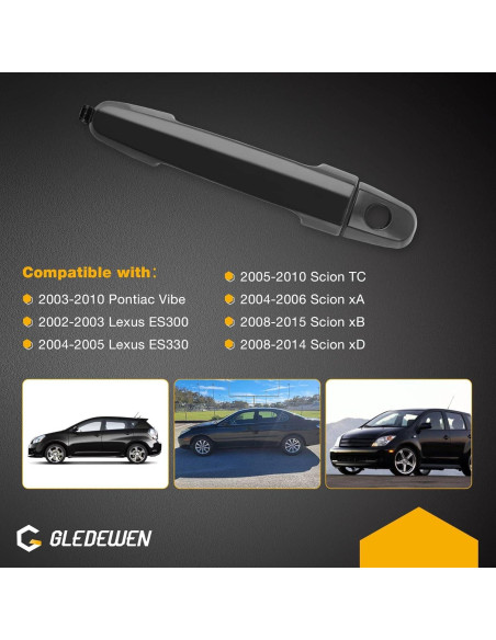 Mango de Puerta Delantero Izquierdo Gledewen para Toyota