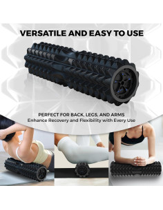 Rodillo de Espuma Vibrante Nordic Lifting 5 Velocidades 42cm 2