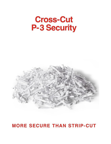 Destructora de papel Staples SPL-OXC8A, corte cruzado 8 hojas, 13.6L