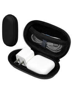 Estuche de Almacenamiento EVA para Auriculares Negro 12x6.5x4cm