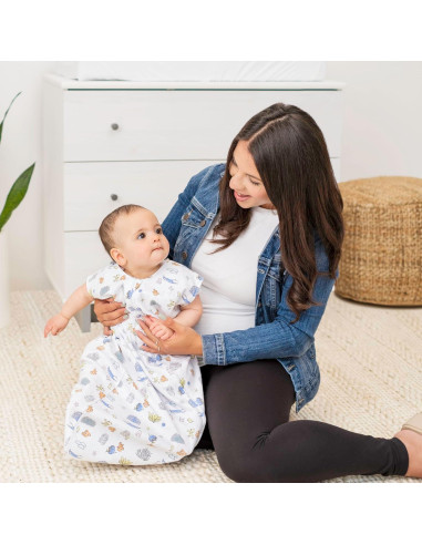 Saco de Dormir HALO SleepSack Algodón Mediano Coral 6-12 Meses