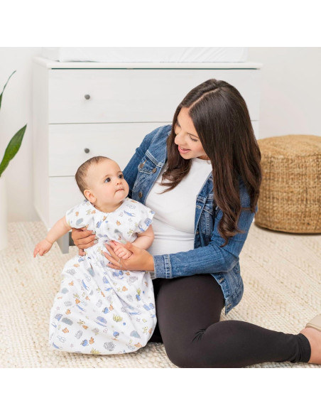 Saco de Dormir HALO SleepSack Algodón Mediano Coral 6-12 Meses