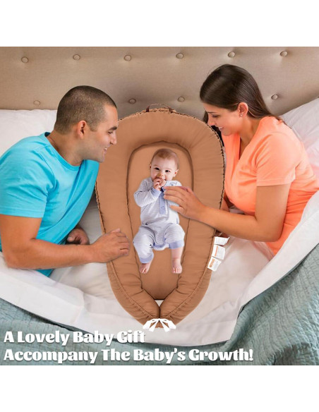 Cojín para Bebé de Algodón Orgánico Marrón 1.46 kg