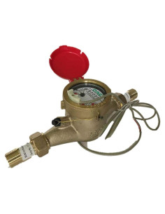 Medidor de Agua Caliente DAE MJ-75R 3/4" NPT Salida de Pulso