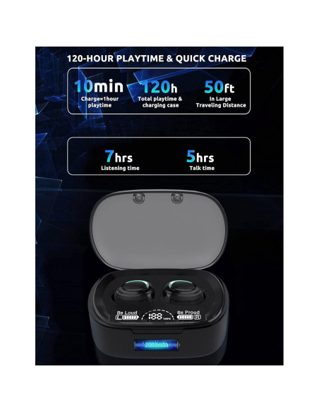 Auriculares Inalámbricos Volt Plus Tech MD06 Bluetooth 5.3 IPX4