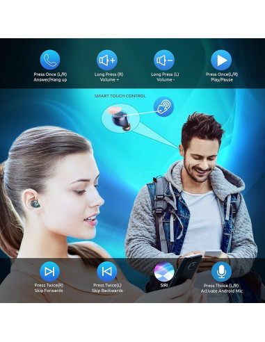 Auriculares Inalámbricos Volt Plus Tech MD06 Bluetooth 5.3 IPX4